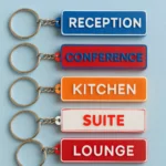 Room keychain organizer with custom name