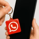 WhatsApp NFC Keychain