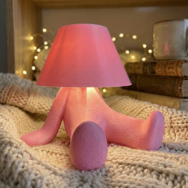 Lazy Lamp with Customized Text
